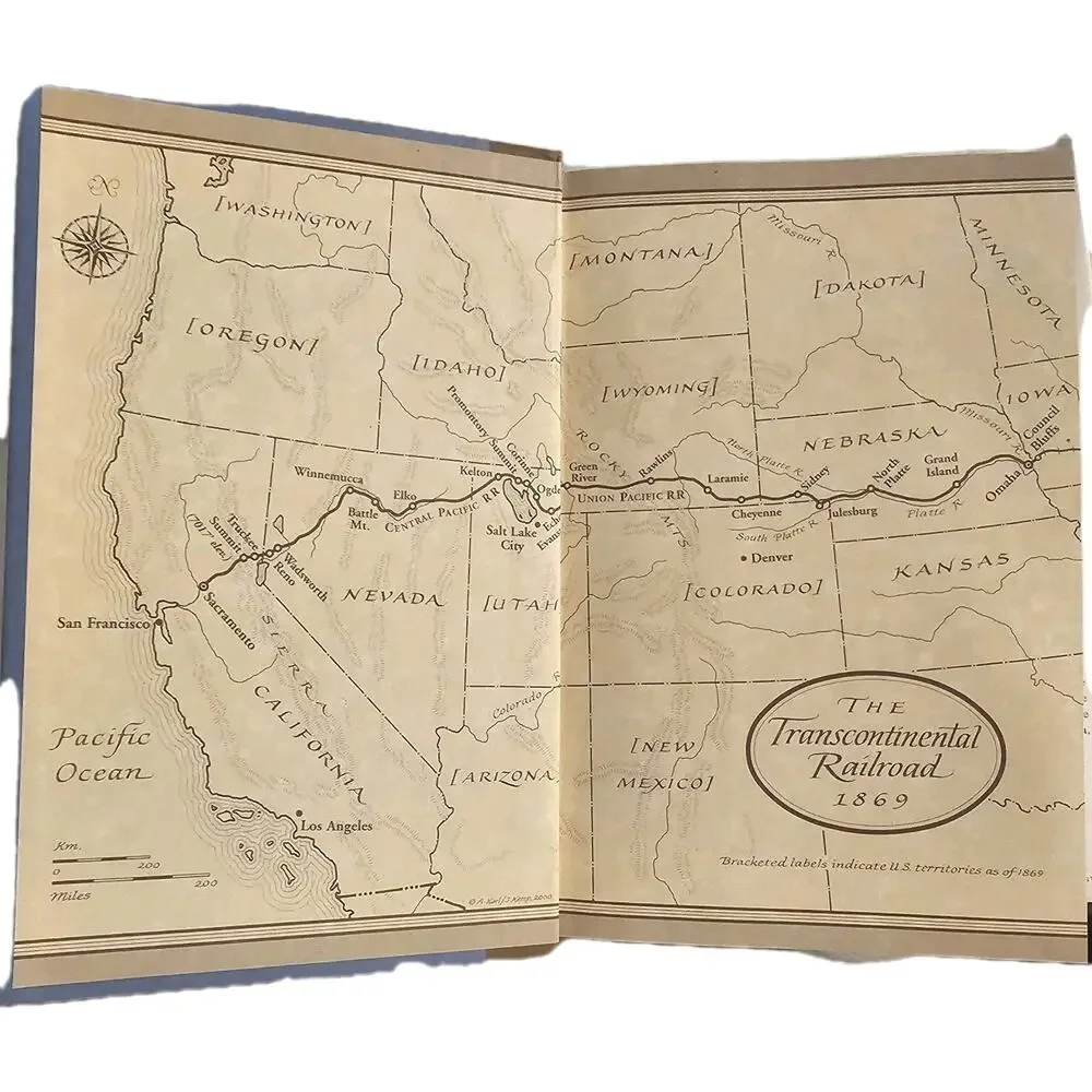 Nothing Like It In The World Stephen Ambrose Transcontinental Railroad Hardcover
